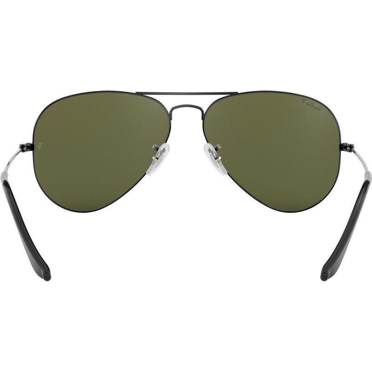Aviator Classic RB3025, Gunmetal/Green Glass Polarised Lenses 58 Eye Size