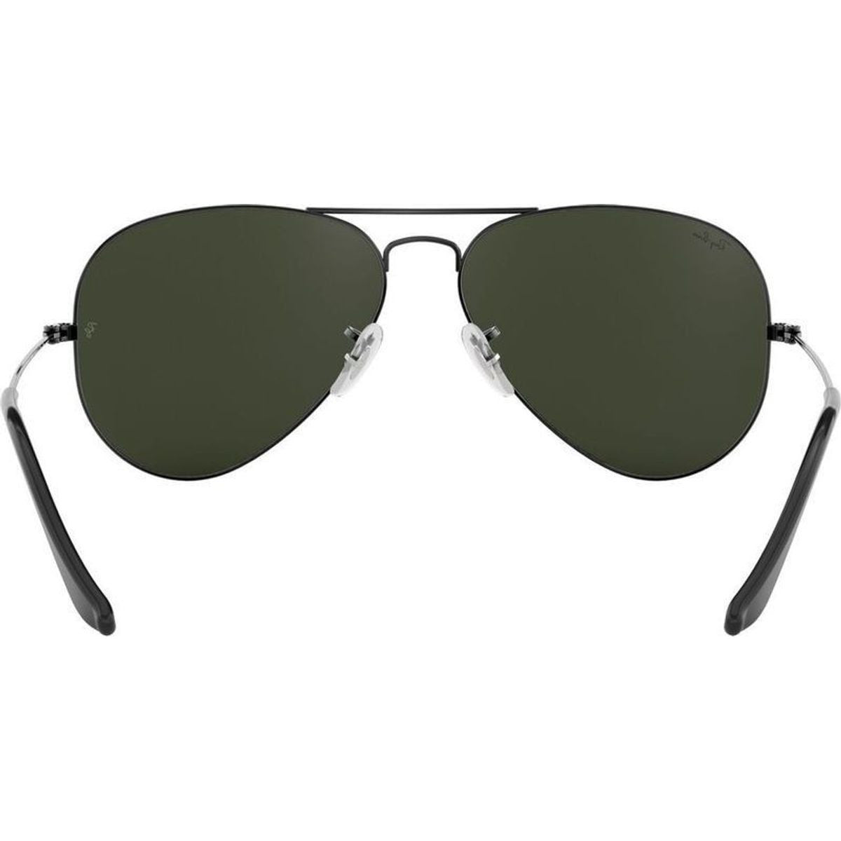 Aviator Classic RB3025, Gunmetal/Green Glass Lenses 58 Eye Size