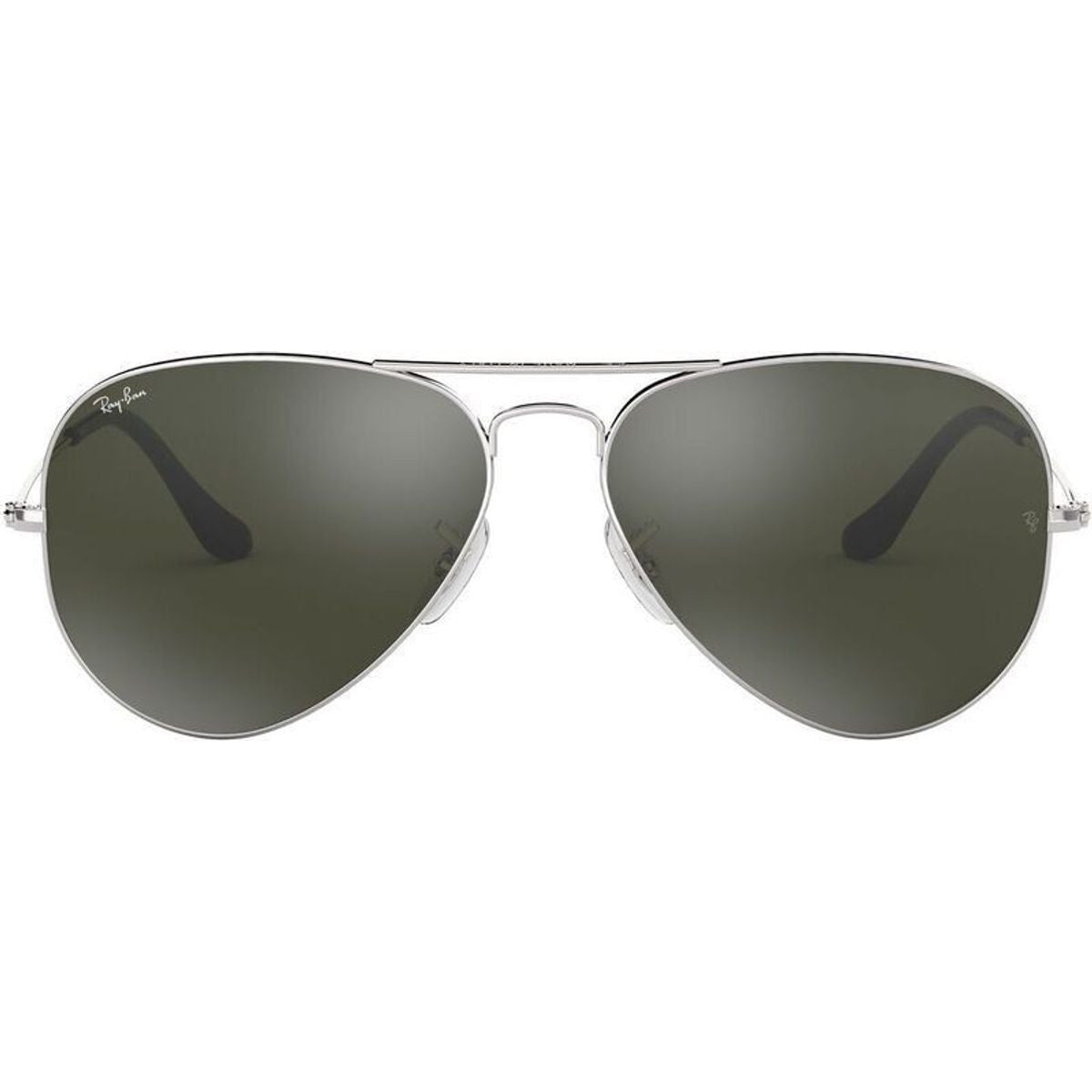 Aviator Classic RB3025, Silver/Grey Mirror Glass Lenses 58 Eye Size