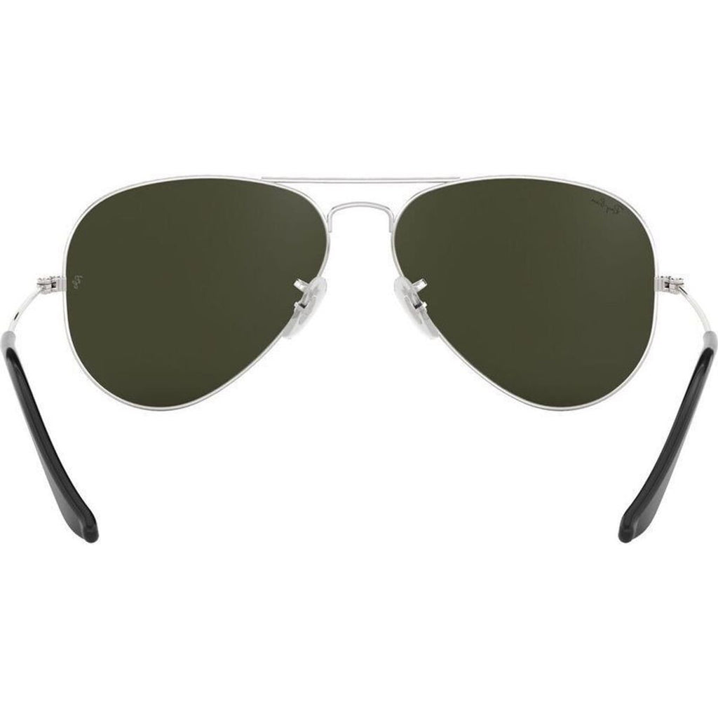 Aviator Classic RB3025, Silver/Grey Mirror Glass Lenses 58 Eye Size