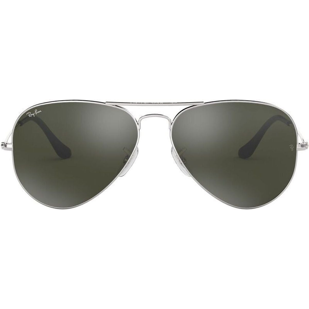 Aviator Classic RB3025, Silver Crystal/Grey Mirror Glass Lenses 62 Eye Size