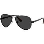 Aviator Max RB3925, Black/Black Polarised Glass Lenses 58 Eye Size