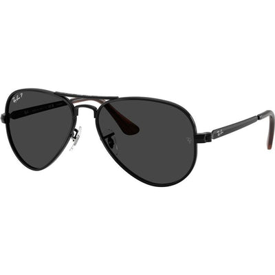 Aviator Max RB3925, Black/Black Polarised Glass Lenses 58 Eye Size