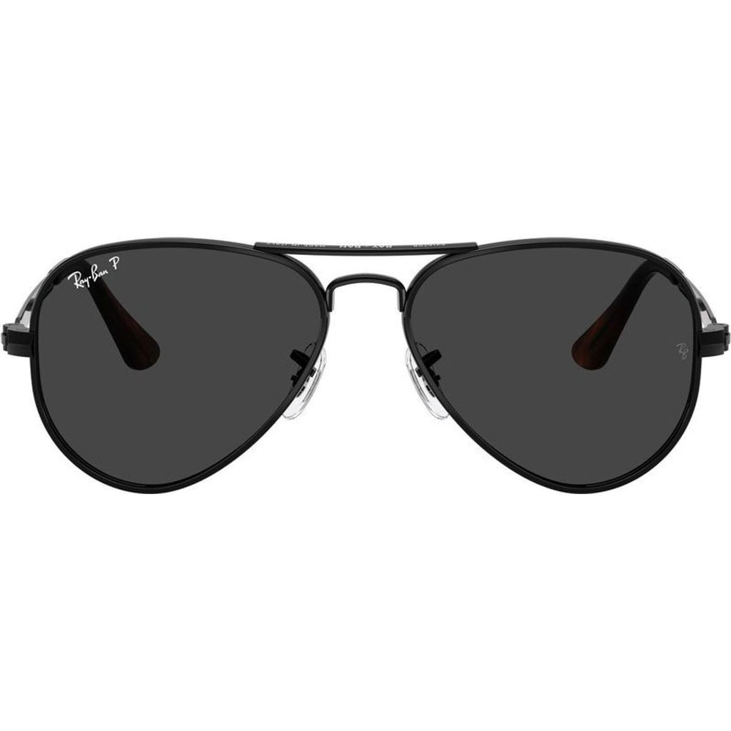 Aviator Max RB3925, Black/Black Polarised Glass Lenses 58 Eye Size