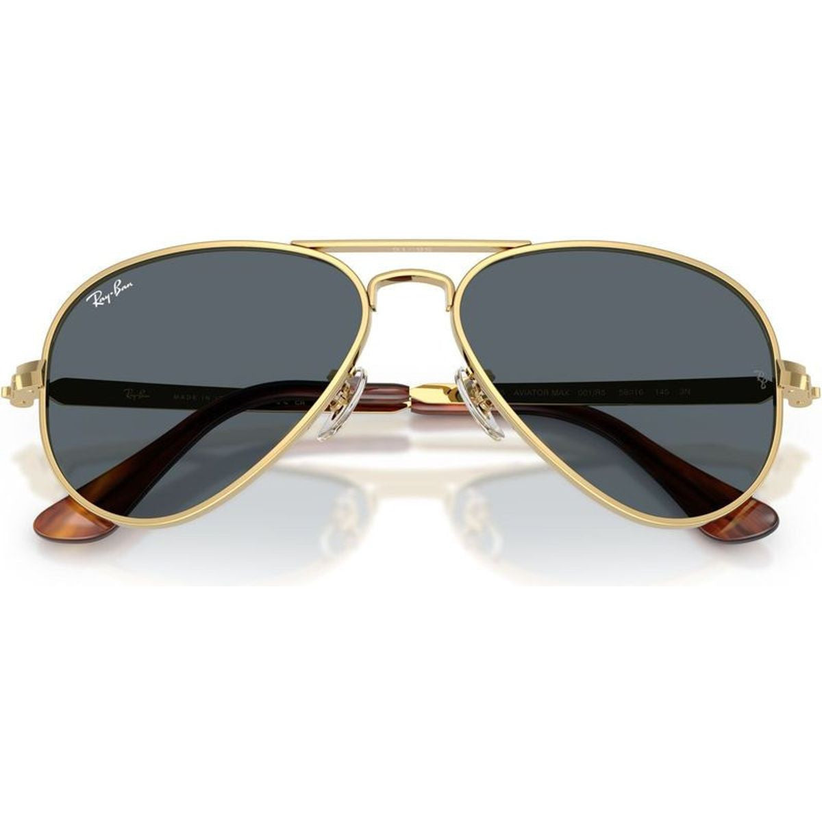 Aviator Max RB3925, Arista/Blue Glass Lenses 62 Eye Size