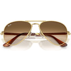 Aviator Max RB3925, Arista/Brown Clear Gradient Glass Lenses 58 Eye Size