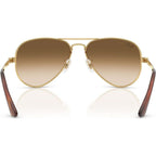 Aviator Max RB3925, Arista/Brown Clear Gradient Glass Lenses 62 Eye Size