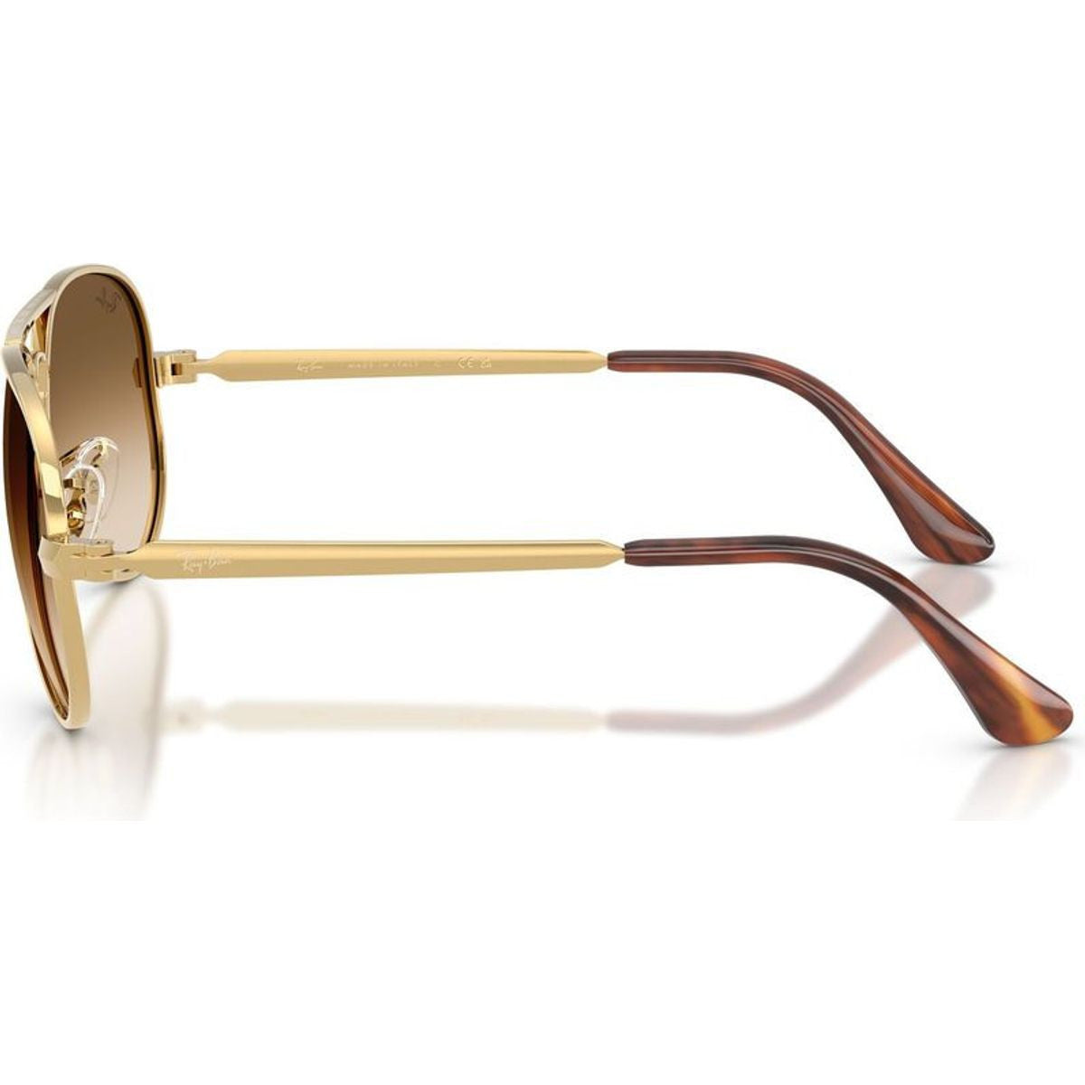 Aviator Max RB3925, Arista/Brown Clear Gradient Glass Lenses 62 Eye Size