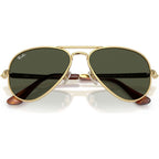 Aviator Max RB3925, Arista/Green Glass Lenses 58 Eye Size