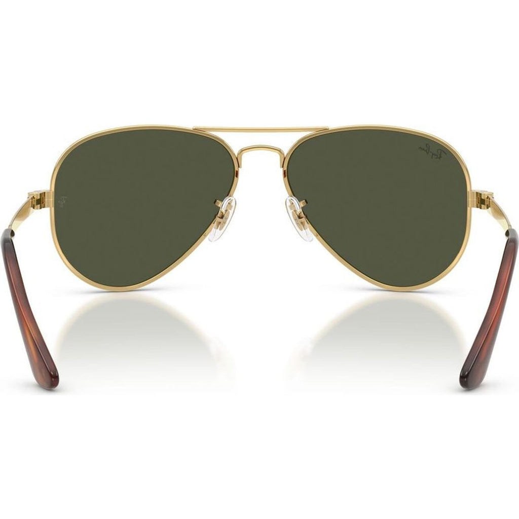 Aviator Max RB3925, Arista/Green Glass Lenses 58 Eye Size