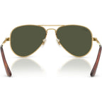 Aviator Max RB3925, Arista/Green Glass Lenses 62 Eye Size