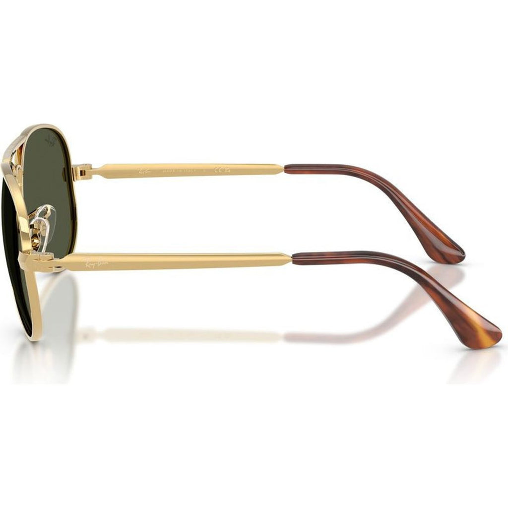 Aviator Max RB3925, Arista/Green Glass Lenses 58 Eye Size