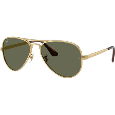 Aviator Max RB3925, Arista/Green Polarised Glass Lenses 62 Eye Size