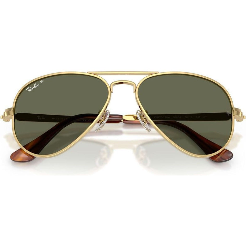 Aviator Max RB3925, Arista/Green Polarised Glass Lenses 62 Eye Size