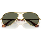 Aviator Max RB3925, Arista/Green Polarised Glass Lenses 58 Eye Size