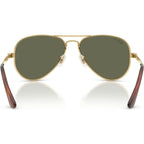 Aviator Max RB3925, Arista/Green Polarised Glass Lenses 58 Eye Size