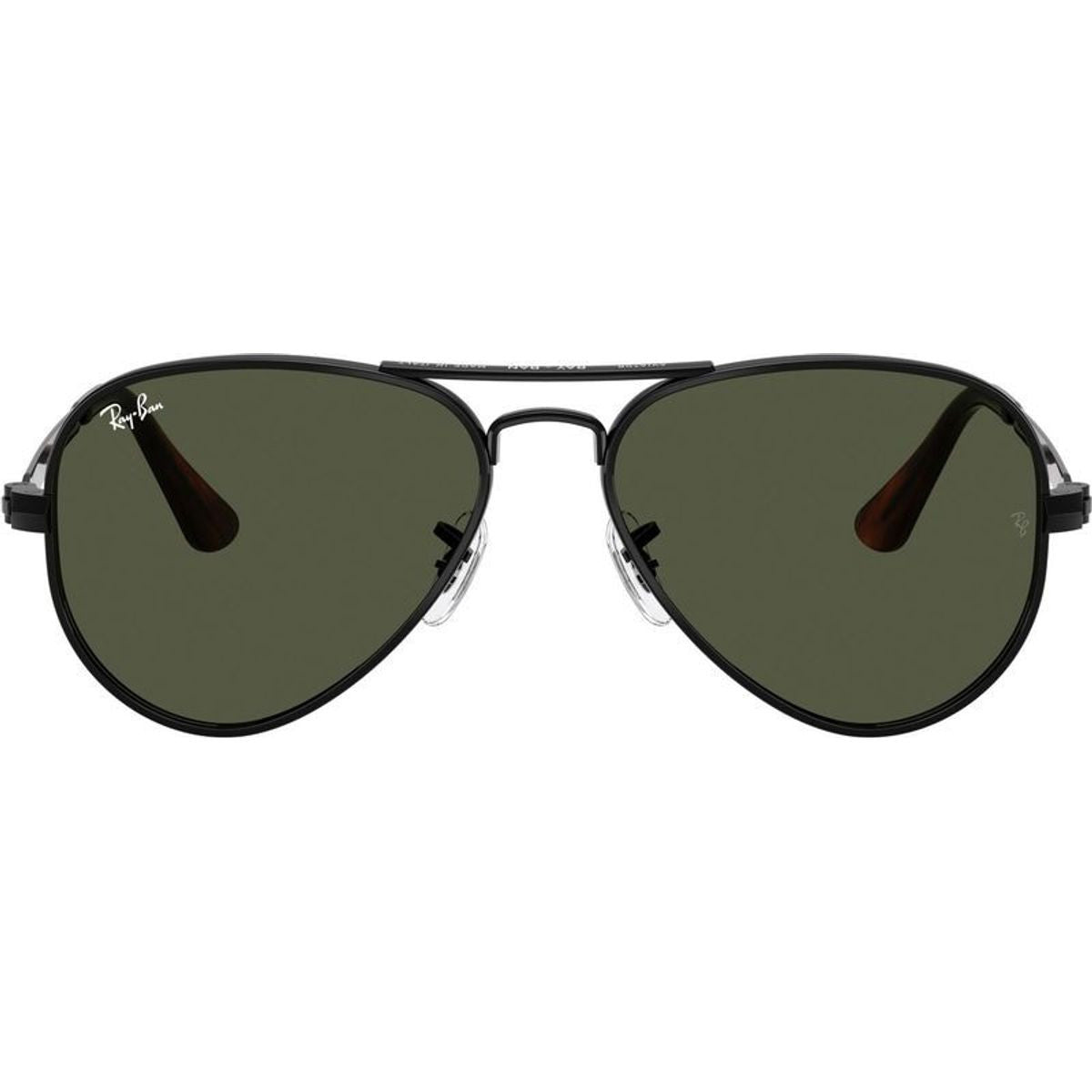 Aviator Max RB3925, Black/Green Glass Lenses 62 Eye Size