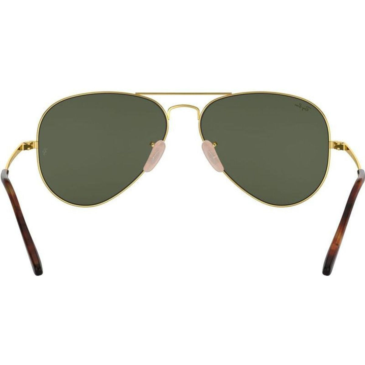 Aviator Metal II RB3689, Gold/Green Glass Lenses 58 Eye Size