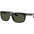 Balorette RB2389, Black/Green Glass Lenses 57 Eye Size