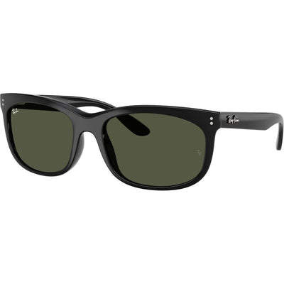 Balorette RB2389, Black/Green Glass Lenses 57 Eye Size