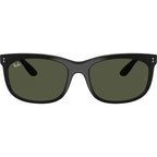 Balorette RB2389, Black/Green Glass Lenses 57 Eye Size