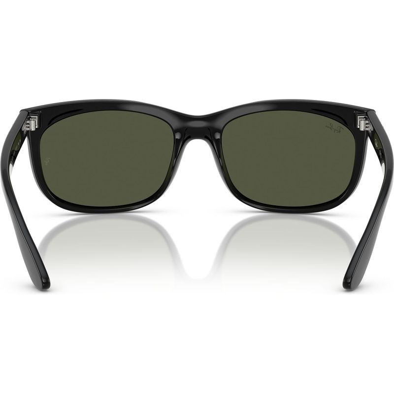 Balorette RB2389, Black/Green Glass Lenses 57 Eye Size