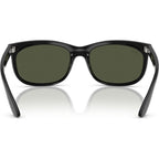 Balorette RB2389, Black/Green Glass Lenses 57 Eye Size