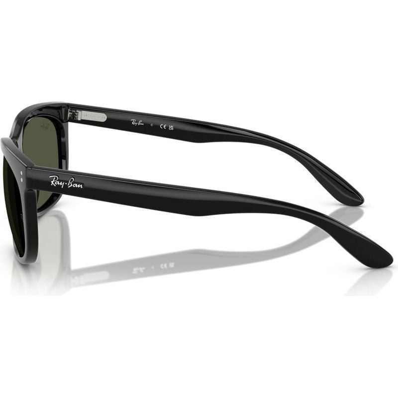 Balorette RB2389, Black/Green Glass Lenses 57 Eye Size