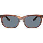 Balorette RB2389, Striped Havana/Blue Glass Lenses 57 Eye Size