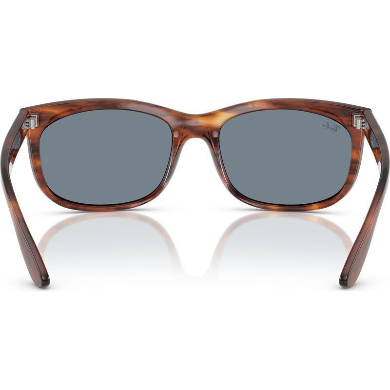 Balorette RB2389, Striped Havana/Blue Glass Lenses 57 Eye Size