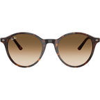 Bernard RB2230, Havana/Brown Clear Gradient Glass Lenses 53 Eye Size