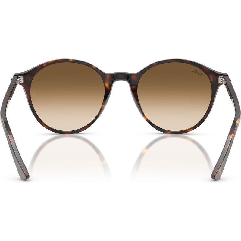 Bernard RB2230, Havana/Brown Clear Gradient Glass Lenses 53 Eye Size