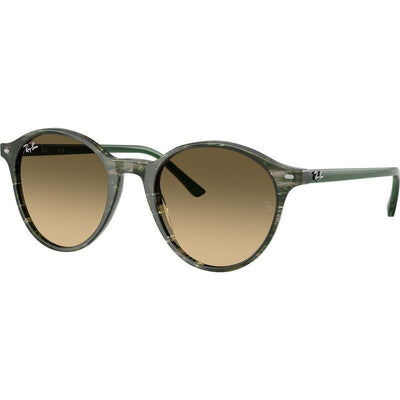 Bernard RB2230, Transparent Shade Fantasy Green/Brown Gradient Glass Lenses 51 Eye Size