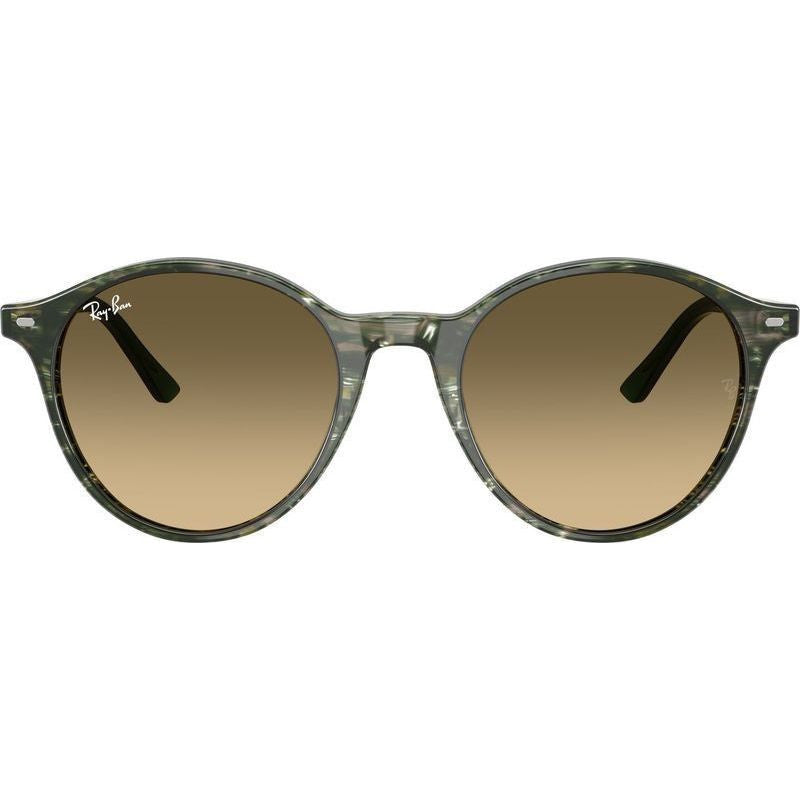 Bernard RB2230, Transparent Shade Fantasy Green/Brown Gradient Glass Lenses 51 Eye Size