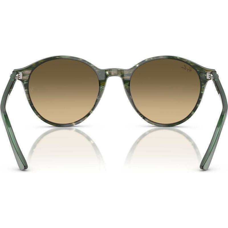 Bernard RB2230, Transparent Shade Fantasy Green/Brown Gradient Glass Lenses 51 Eye Size