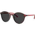 Bernard RB2230, Transparent Shade Fantasy Red/Black Glass Polarised Lenses 51 Eye Size