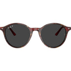 Bernard RB2230, Transparent Shade Fantasy Red/Black Glass Polarised Lenses 51 Eye Size