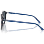 Bernard RB2230, Transparent Shade Fantasy Blue/Blue Glass Lenses 53 Eye Size