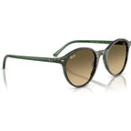 Bernard RB2230, Transparent Shade Fantasy Green/Brown Gradient Glass Lenses 53 Eye Size