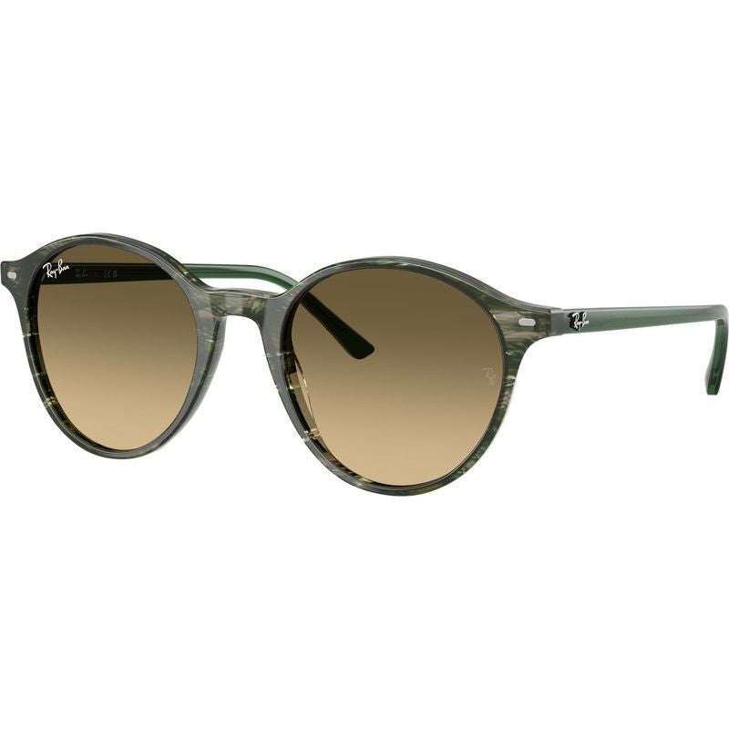 Bernard RB2230, Transparent Shade Fantasy Green/Brown Gradient Glass Lenses 53 Eye Size