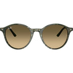 Bernard RB2230, Transparent Shade Fantasy Green/Brown Gradient Glass Lenses 53 Eye Size