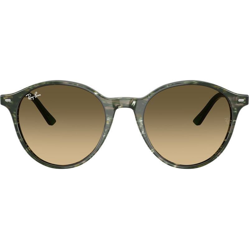 Bernard RB2230, Transparent Shade Fantasy Green/Brown Gradient Glass Lenses 53 Eye Size