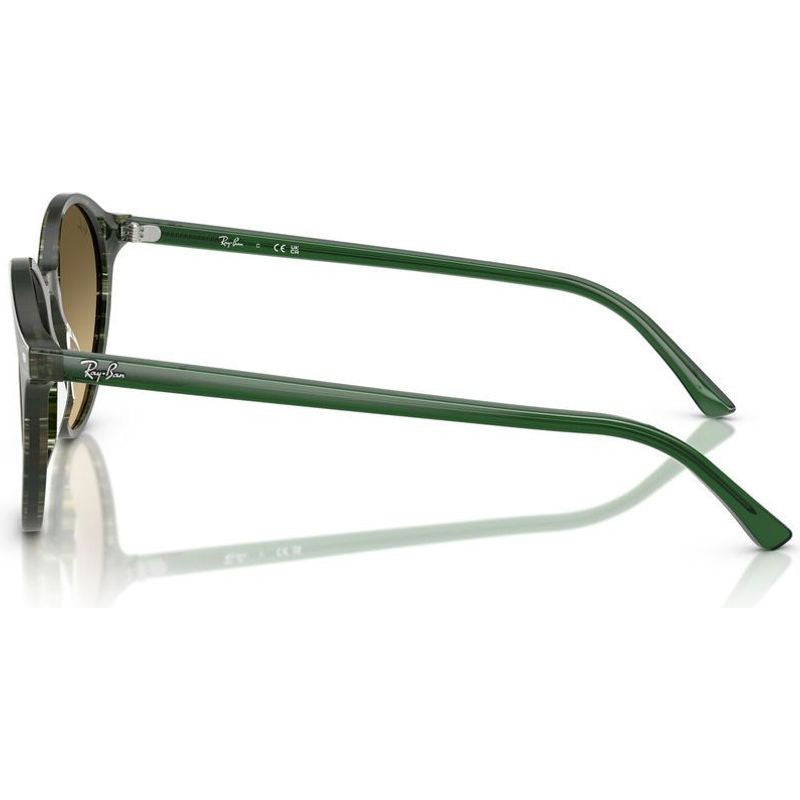 Bernard RB2230, Transparent Shade Fantasy Green/Brown Gradient Glass Lenses 53 Eye Size