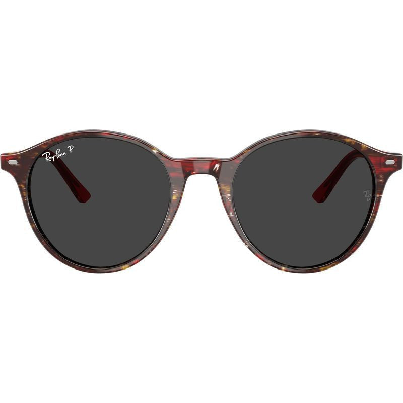 Bernard RB2230, Transparent Shade Fantasy Red/Black Glass Polarised Lenses 53 Eye Size