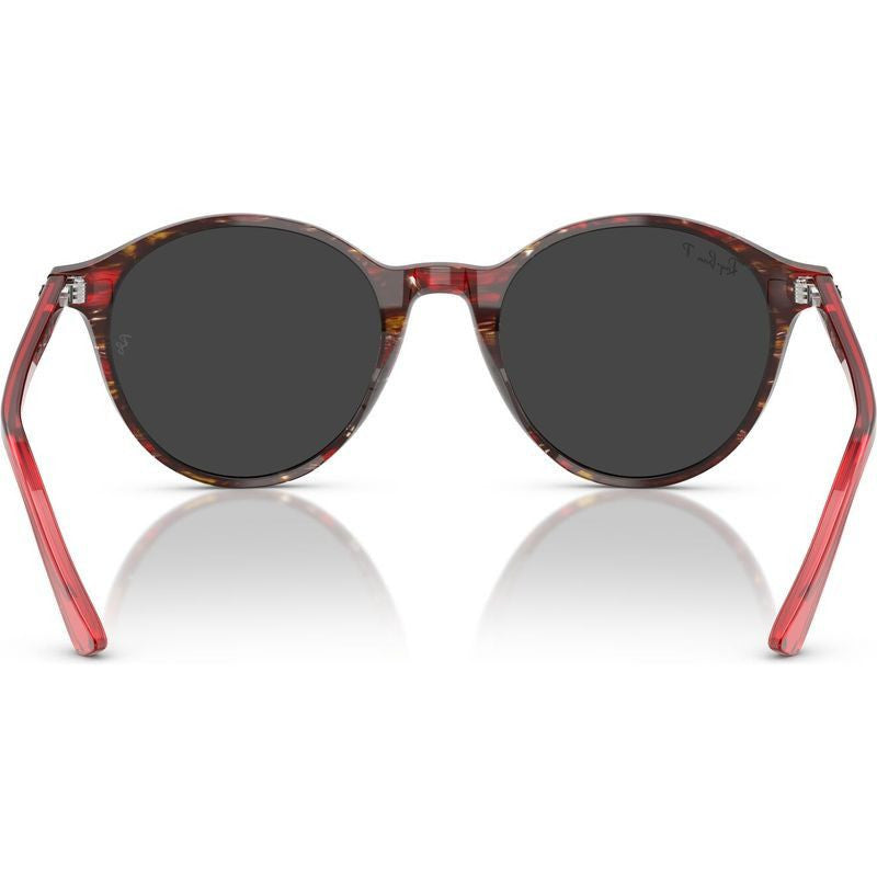 Bernard RB2230, Transparent Shade Fantasy Red/Black Glass Polarised Lenses 53 Eye Size