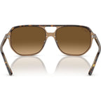 Bill One RB2205, Havana on Transparent Brown/Brown Gradient Polarised Glass Lenses 60 Eye Size