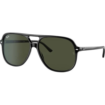 Bill RB2198, Black/Green Glass Lenses 60 Eye Size
