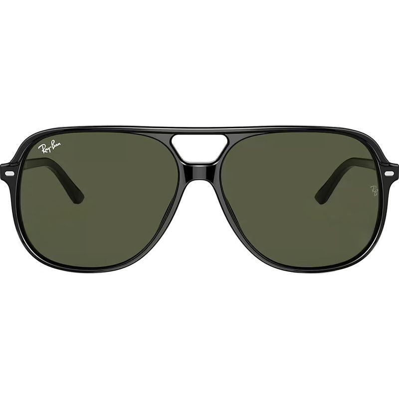 Bill RB2198, Black/Green Glass Lenses 60 Eye Size