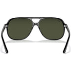 Bill RB2198, Black/Green Glass Lenses 60 Eye Size