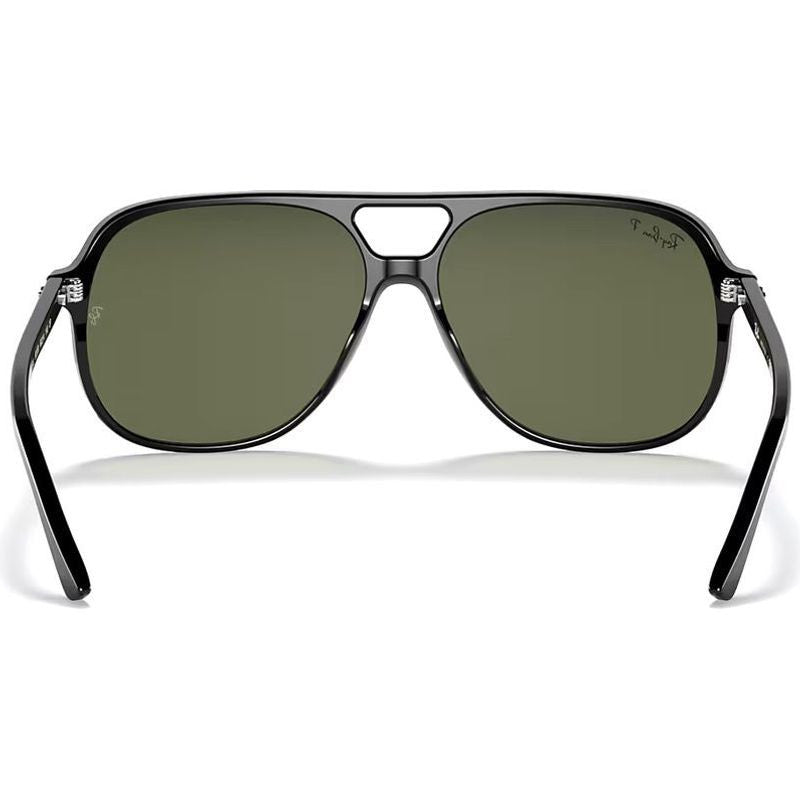 Bill RB2198, Black/Green Polarised Glass Lenses 60 Eye Size